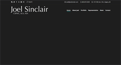Desktop Screenshot of joelsinclair.com